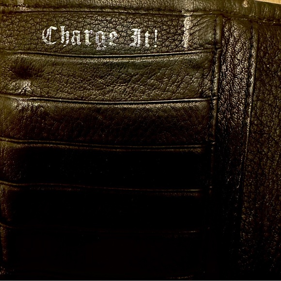 Y2K Juicy Couture Black Leather Wallet - Picture 7 of 9